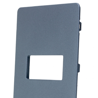 Placa Acabamento Horizontal 4X2 Unno Life Grafitte - ABB