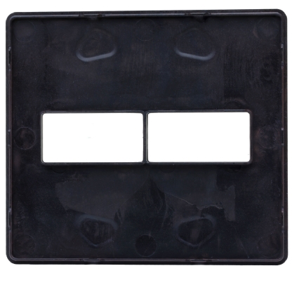 Placa Acabamento Grafitte 4x4 2 Módulos 1+1 Postos Unno Life - Abb