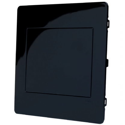 Placa Acabamento Cego 4X4 Unno Life Preto - ABB