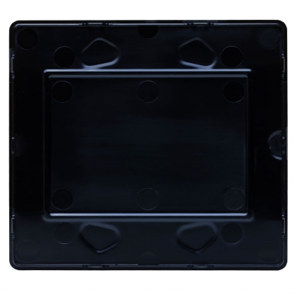 Placa Acabamento Cego 4X4 Unno Life Preto - ABB