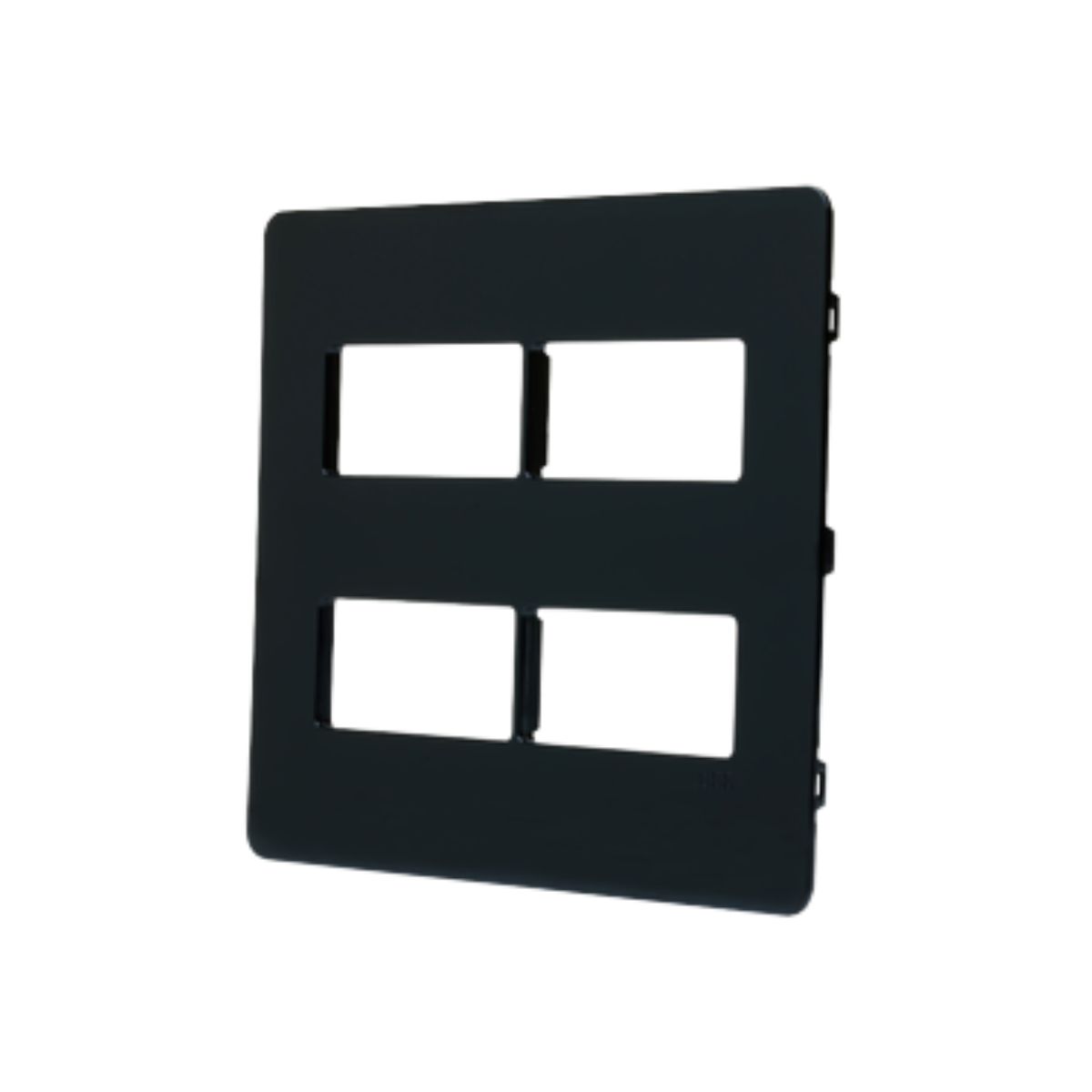 Placa Acabamento 4X4 (4 Mod) 2+2 Postos Sep Pt Unno Life - Abb