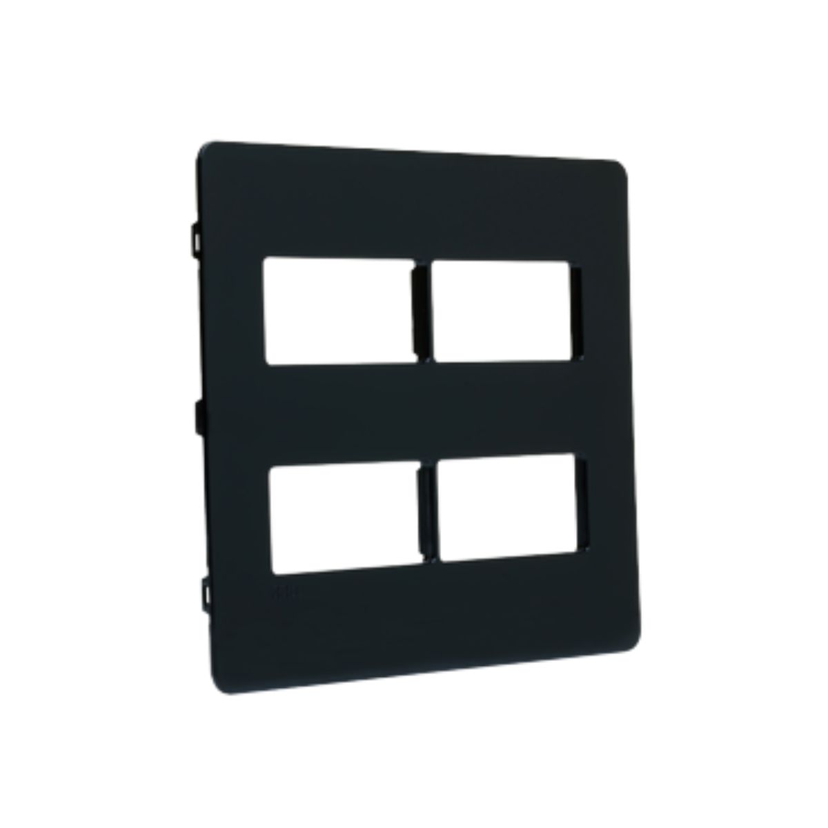 Placa Acabamento 4X4 (4 Mod) 2+2 Postos Sep Pt Unno Life - Abb