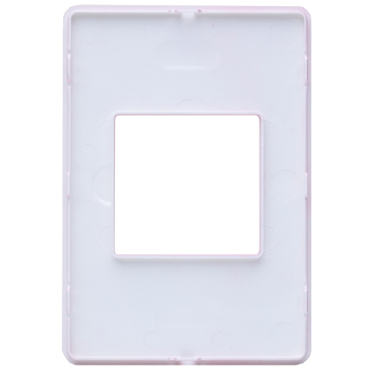 Placa Acabamento 2 Postos Horizontal 4X2 Unno Life Rosa - ABB