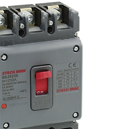 Disjuntor Caixa Moldada Tripolar 250A 35Ka 400/415V SDJS250 - Steck