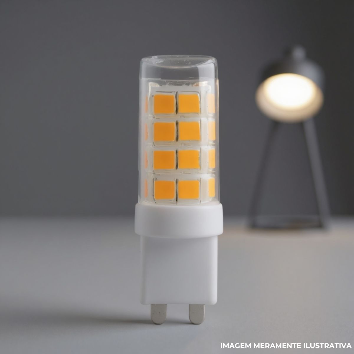 Lâmpada Led Bipino 4W 127V G9 6000K Branco Frio Luz Branca 350Lm - Luminatti