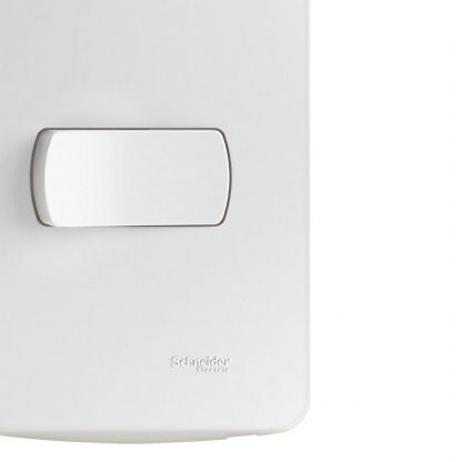 Conjunto 1 Interruptor Paralelo Horizontal 10A 4X2 Miluz Branco - Schneider Electric