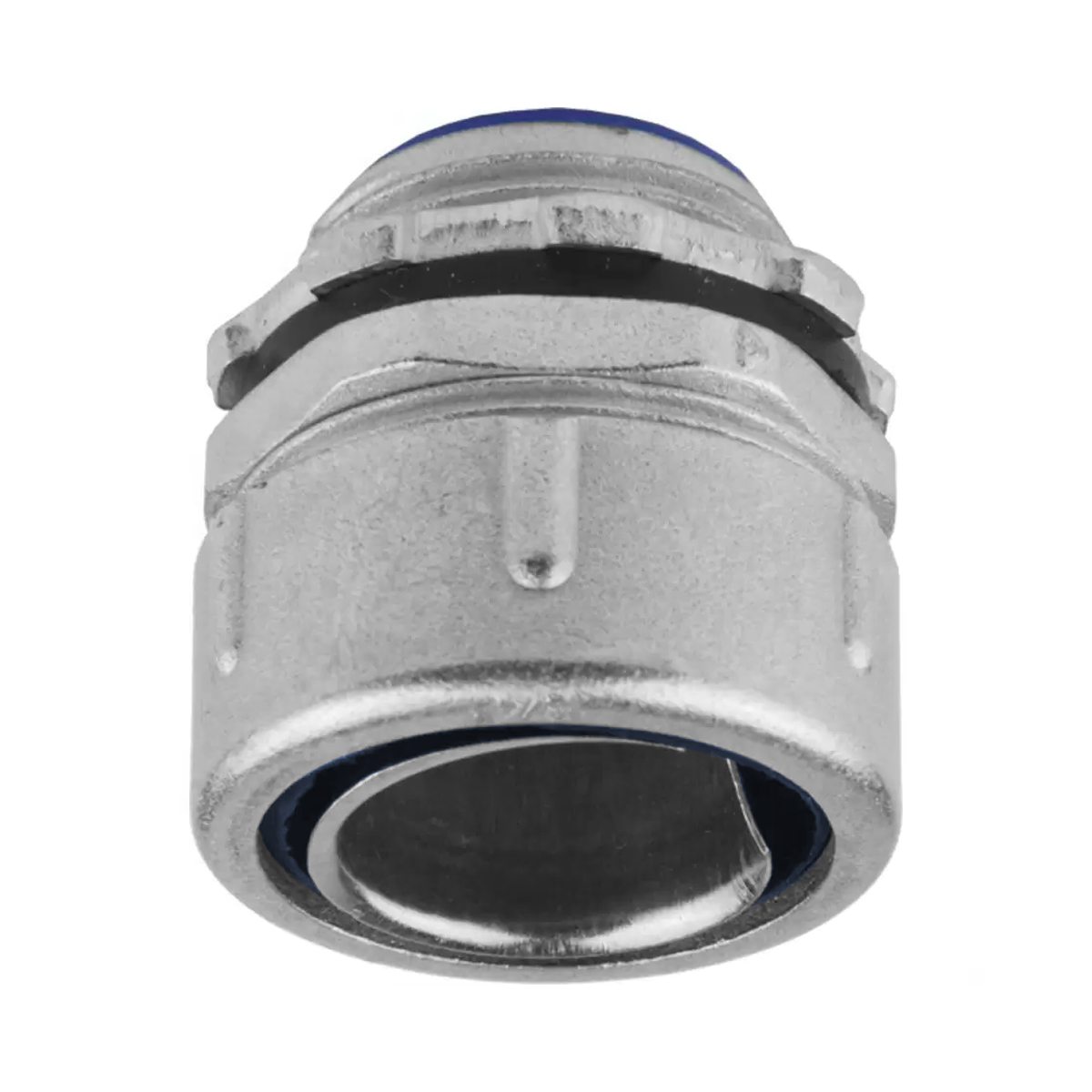 Conector Eletroduto Macho Reusável Zamak Zincado 3/4 Polegadas Rosca Npt Reto Fixo Kmra - Ekoflex