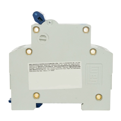 Disjuntor Mini Din Bipolar 16A Curva B 5Ka 230/400V MDW-B16-2 - WEG