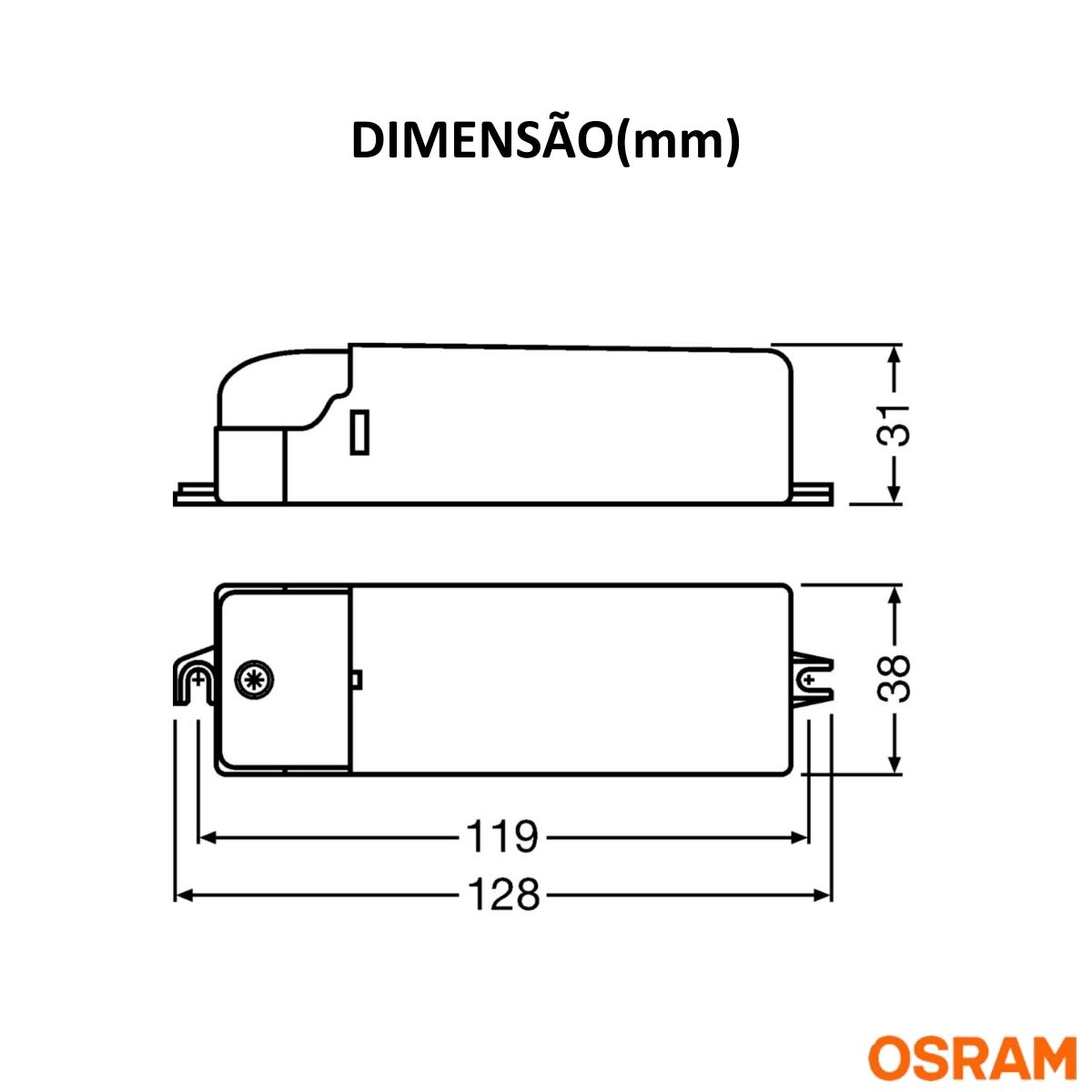 Reator Eletrônico Et Parrot 105 220/240V I Vs50 7013920 Osram/Ledvance