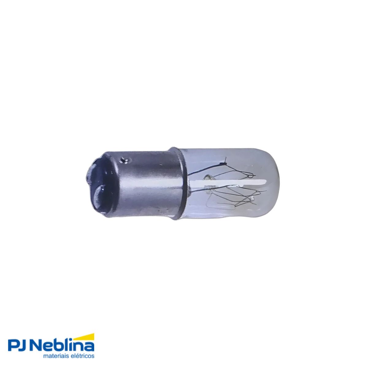Lampada Incandescente Sinalizacao Tubular Clara 5w 12v Ba15d