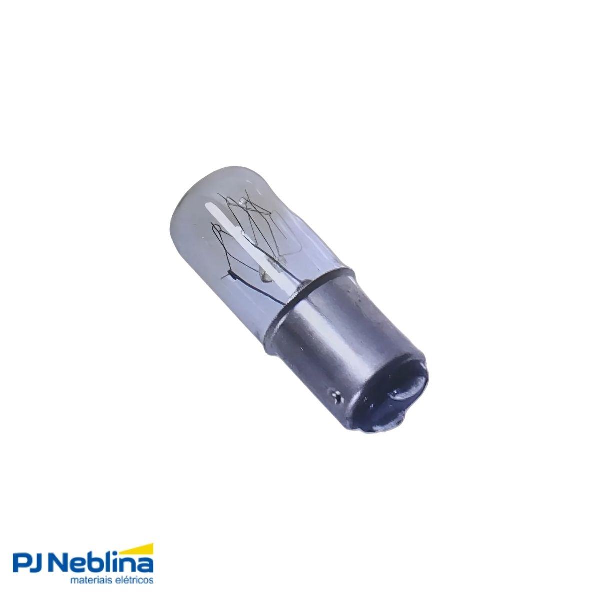 Lampada Incandescente Sinalizacao Tubular Clara 5w 12v Ba15d