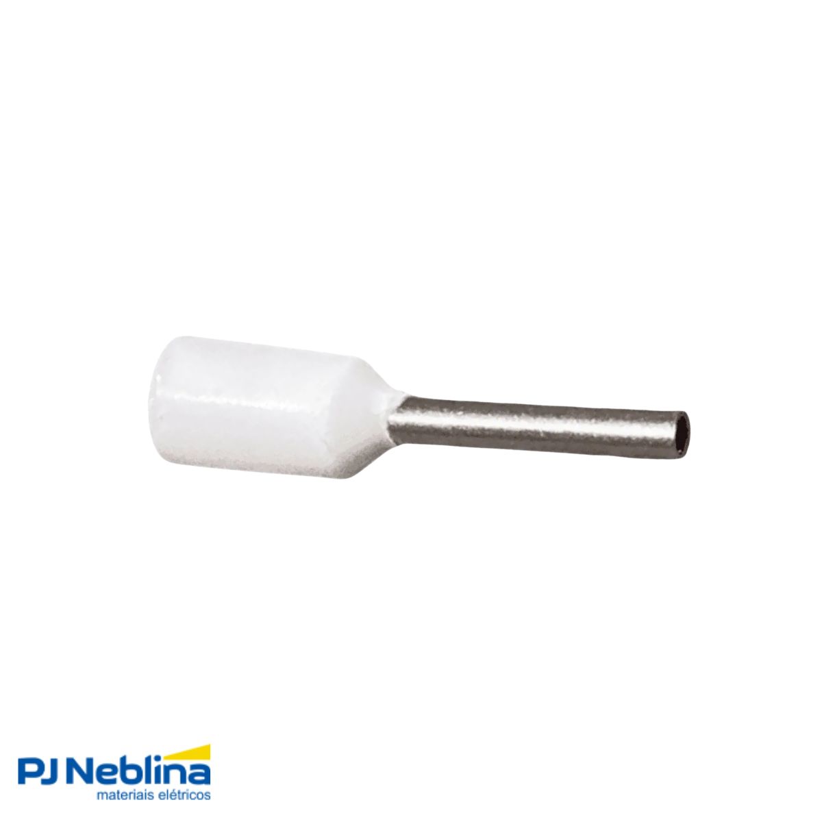 Terminal Tubular (Ilhos) 0,50Mm (20Awg) Pré-Isolado Branco - Intelli