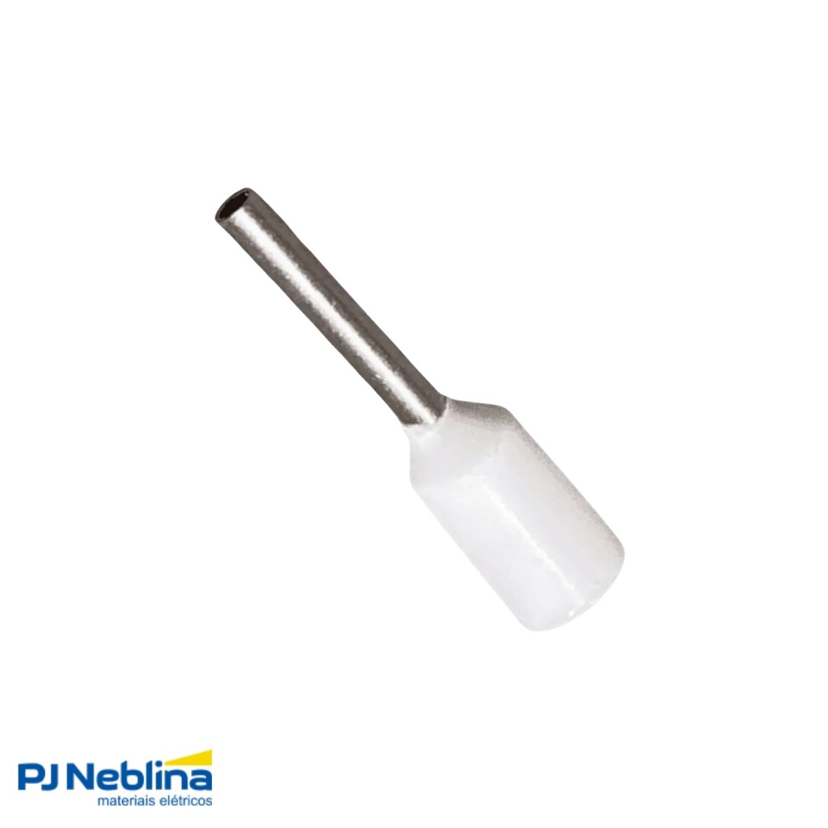 Terminal Tubular (Ilhos) 0,50Mm (20Awg) Pré-Isolado Branco - Intelli