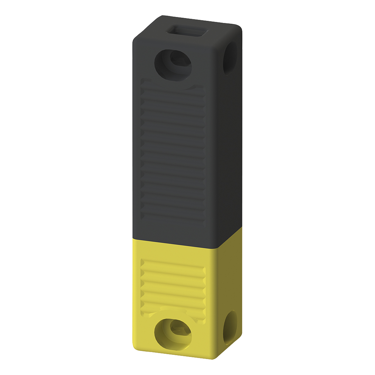 Atuador Chave Magnética Rfid Retangular 92x25mm Plástico Preto/Amarelo Sirius Siemens