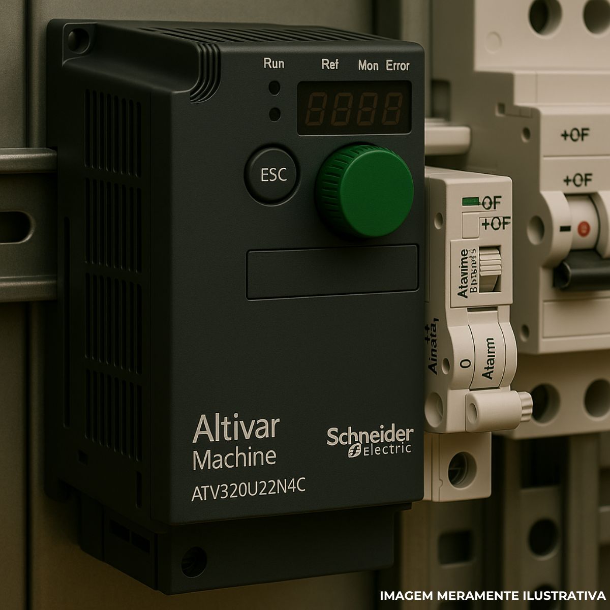 Inversor Frequência Trifásico 380-480V 50/60Hz 5,5A 2,2Kw C/Filtro - Schneider