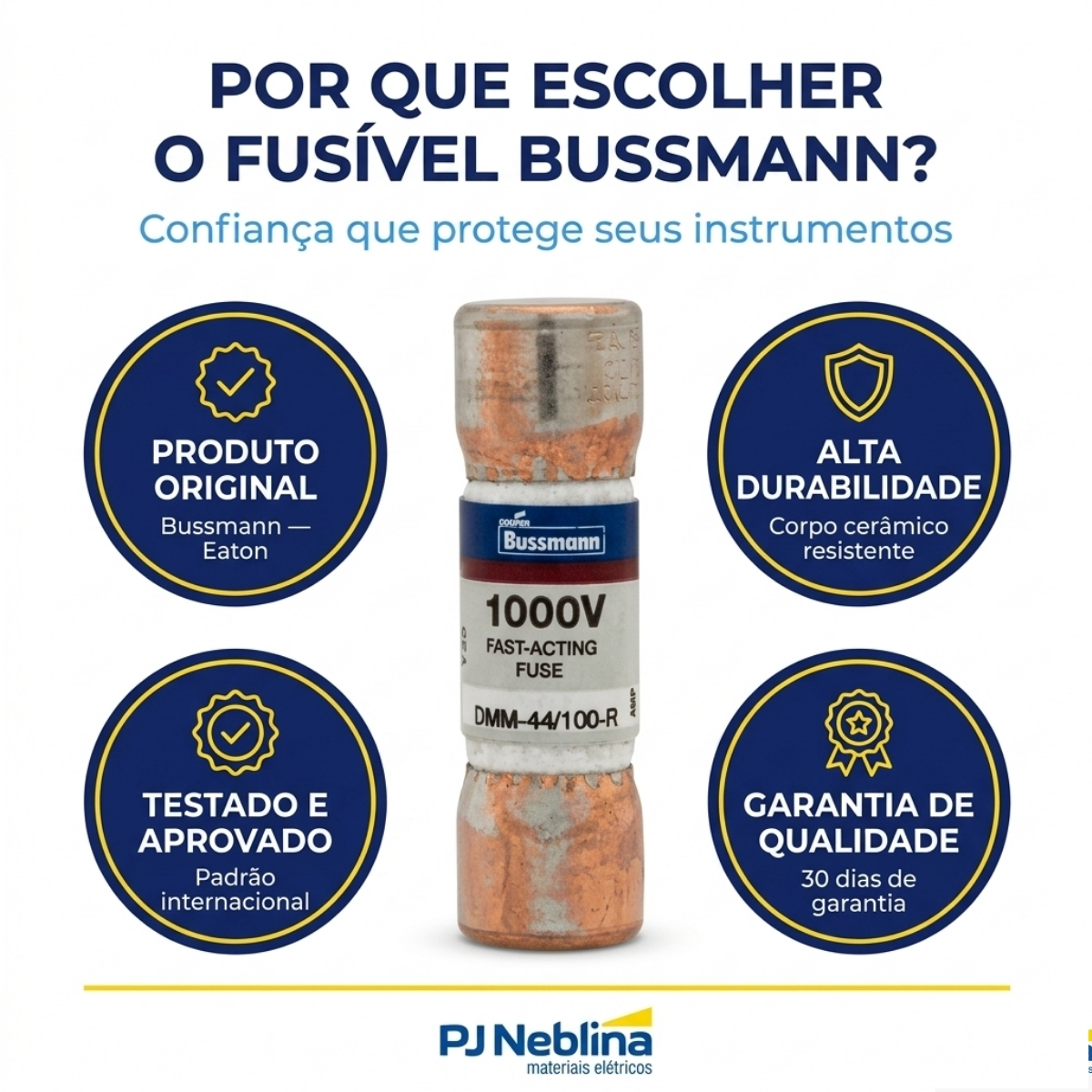 Fusivel Cartucho Rapido Am 440ma 1000vca/cc 200ka 10x35mm