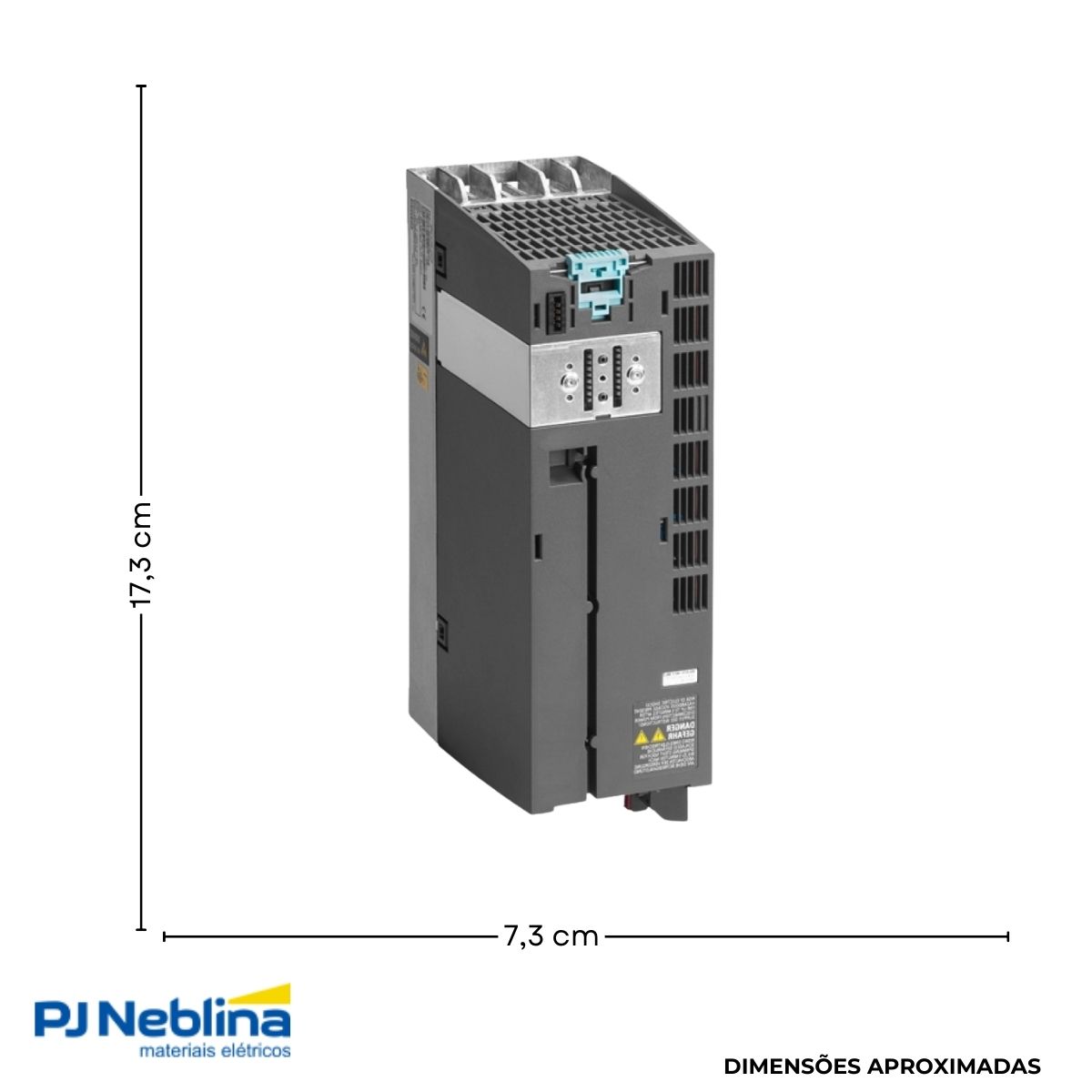 Inversor Frequência Trifásico 380-480V 47/63Hz 5,9A 2,2Kw C/Filtro - Siemens