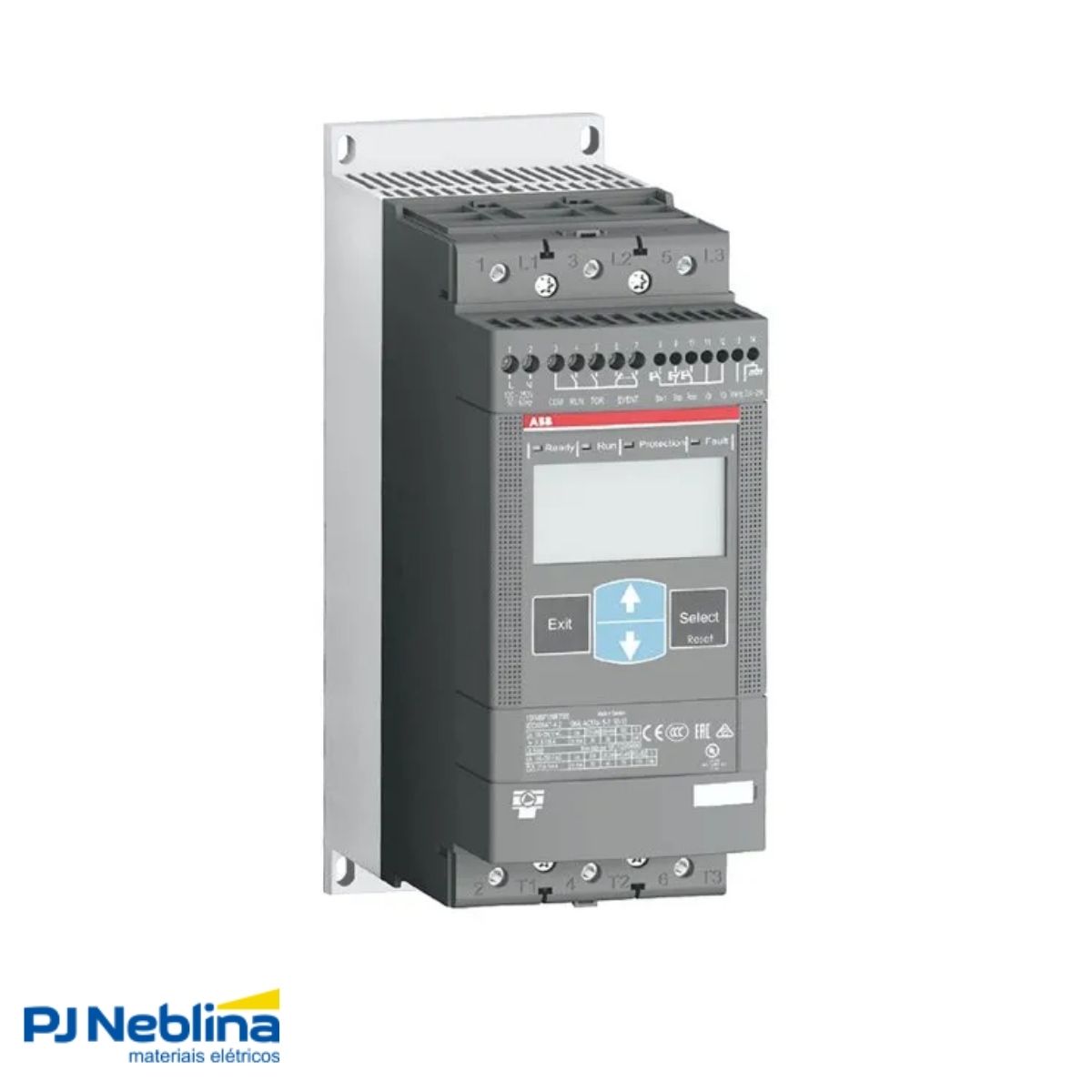 Chave Partida Softstarter Trifásico 106A 100-250V 75Kw Ip00 - Abb