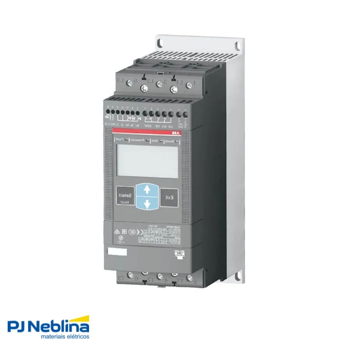 Chave Partida Softstarter Trifásico 106A 100-250V 75Kw Ip00 - Abb
