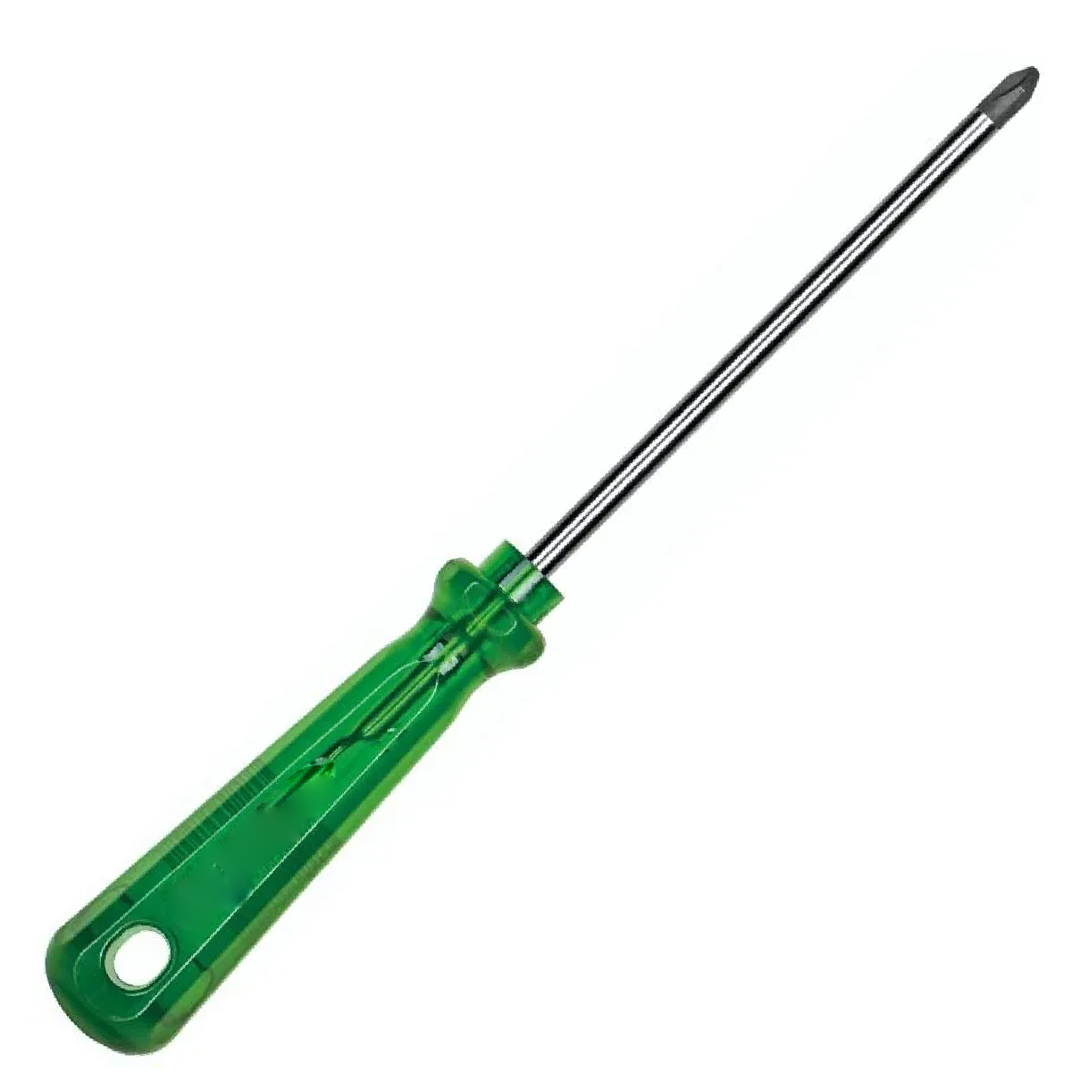 Chave Fenda Ponta Cruzada Philips Ph1 3/16x4 Polegadas 5x100Mm Cabo Sextavado Verde - Tramontina