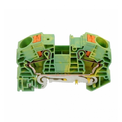 Conector Borne Passagem Terra 2 Conexões 16mm Verde/Amarela PT 16 N-PE - Phoenix