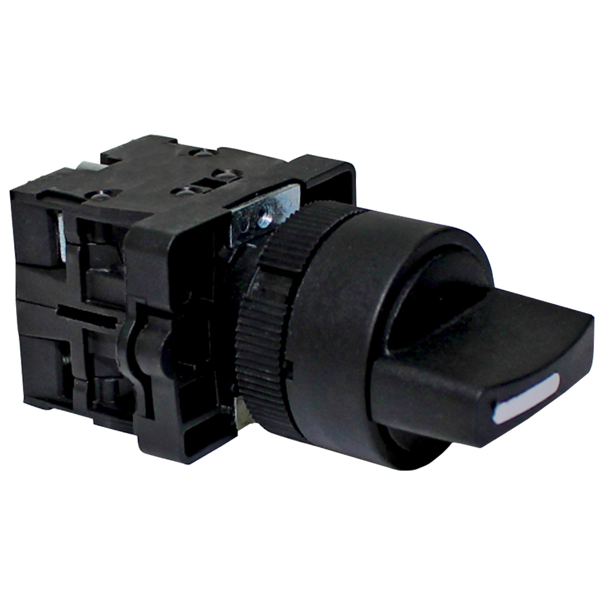 Chave Seletora Plástico 3 Posições Fixas 2Na Knob Curto 45G Preto Redonda - Metaltex