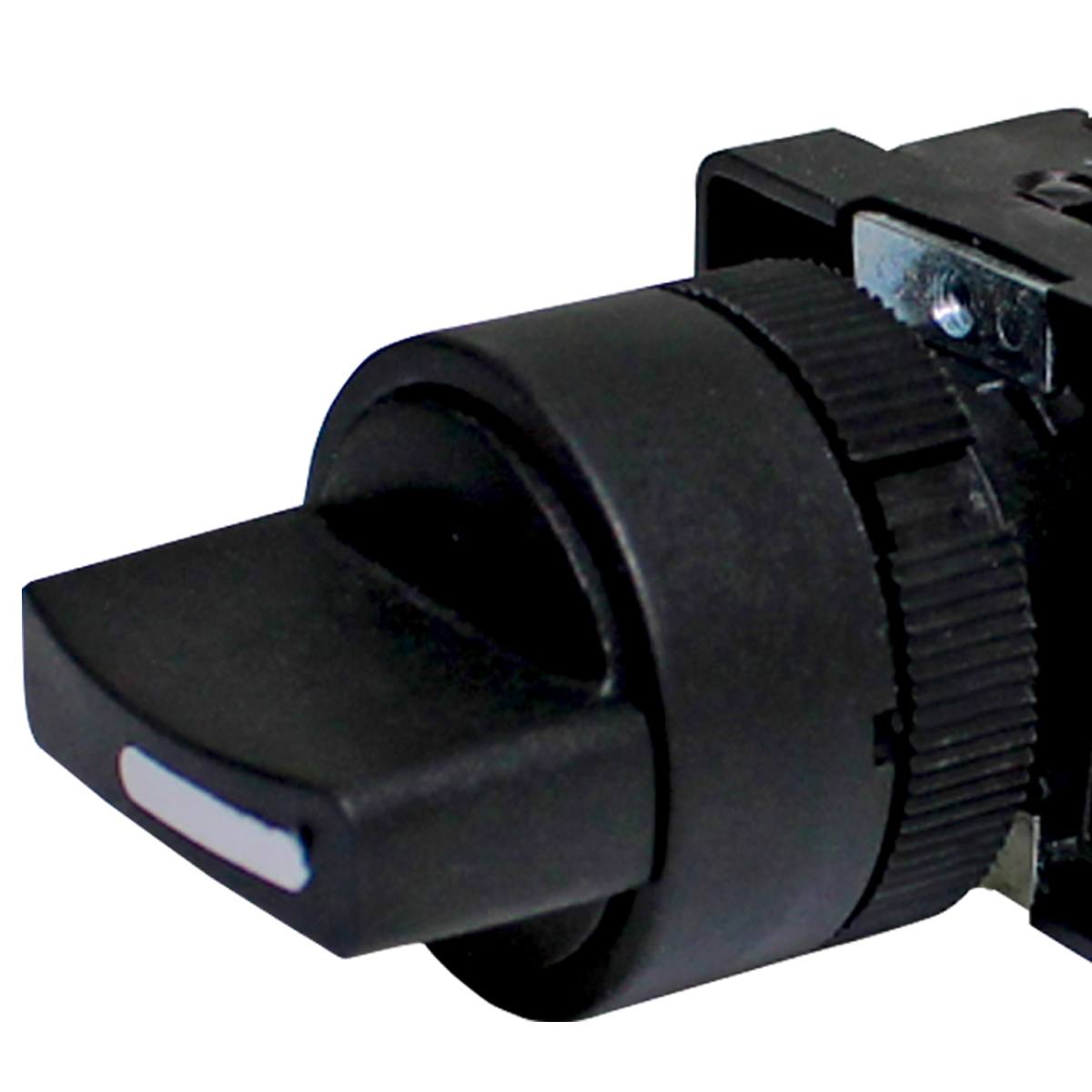 Chave Seletora Plástico 3 Posições Fixas 2Na Knob Curto 45G Preto Redonda - Metaltex