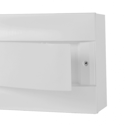 Quadro Distribuição Sobrepor Até 12 Disjuntores Din Practibox Porta Branca Sem Barramento - Cemar