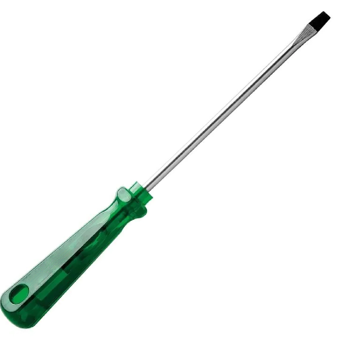 Chave Fenda Simples 1/4x6Polegadas 6x150Mm Cabo Sextavado Verde Magnetizada - Tramontina