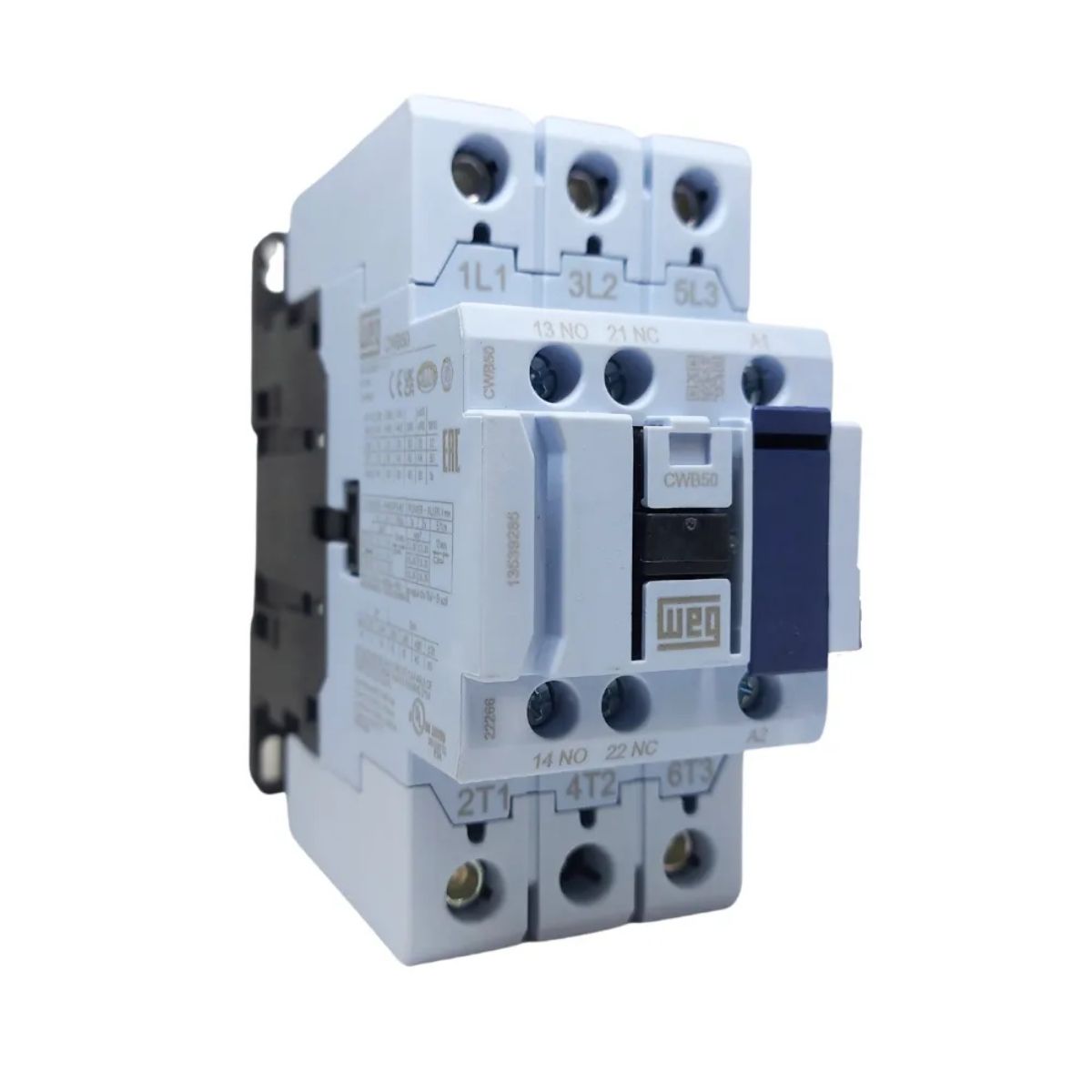 Contator Potência Tripolar 50A 220V 1Na+1Nf 50/60Hz - Weg