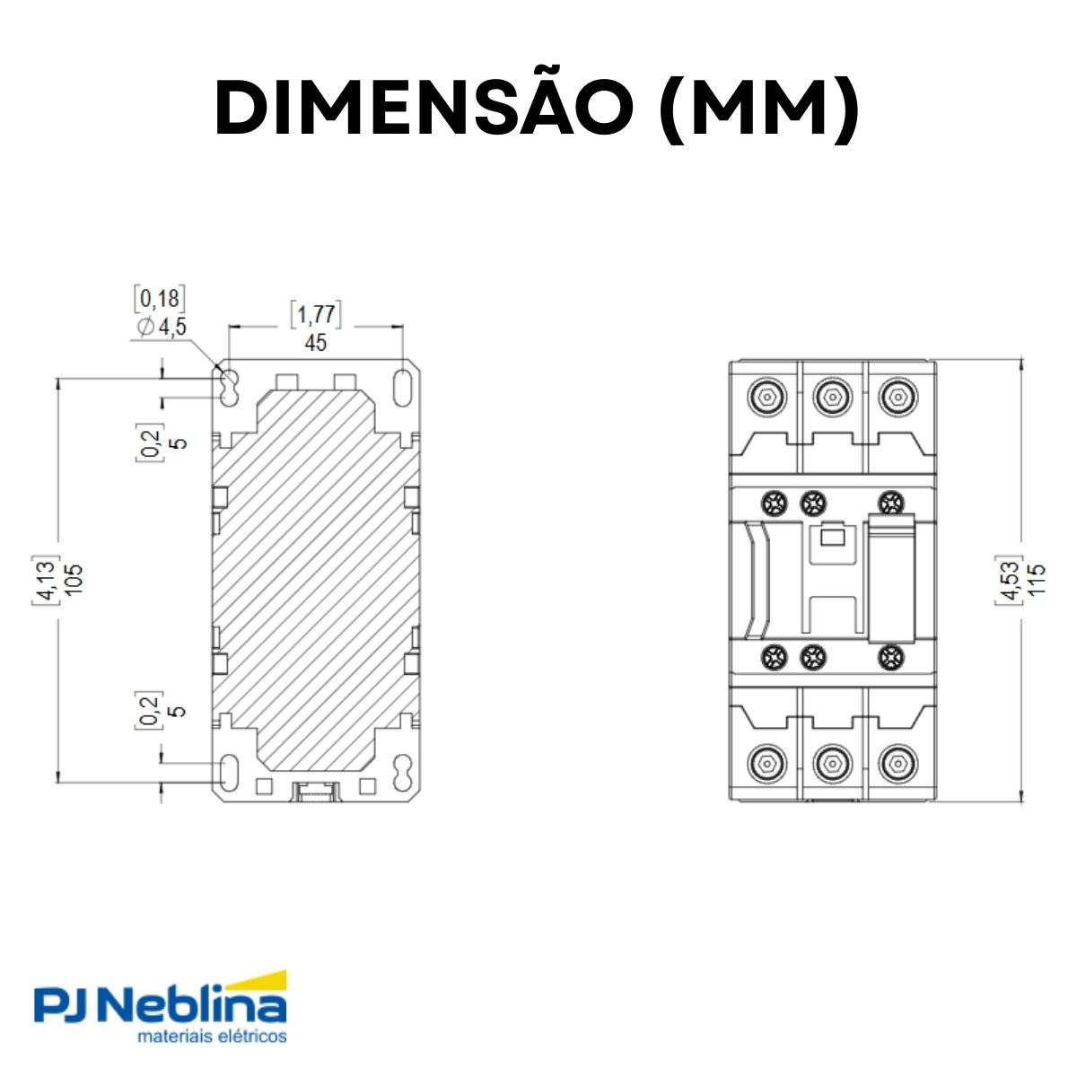Contator Potência Tripolar 50A 220V 1Na+1Nf 50/60Hz - Weg