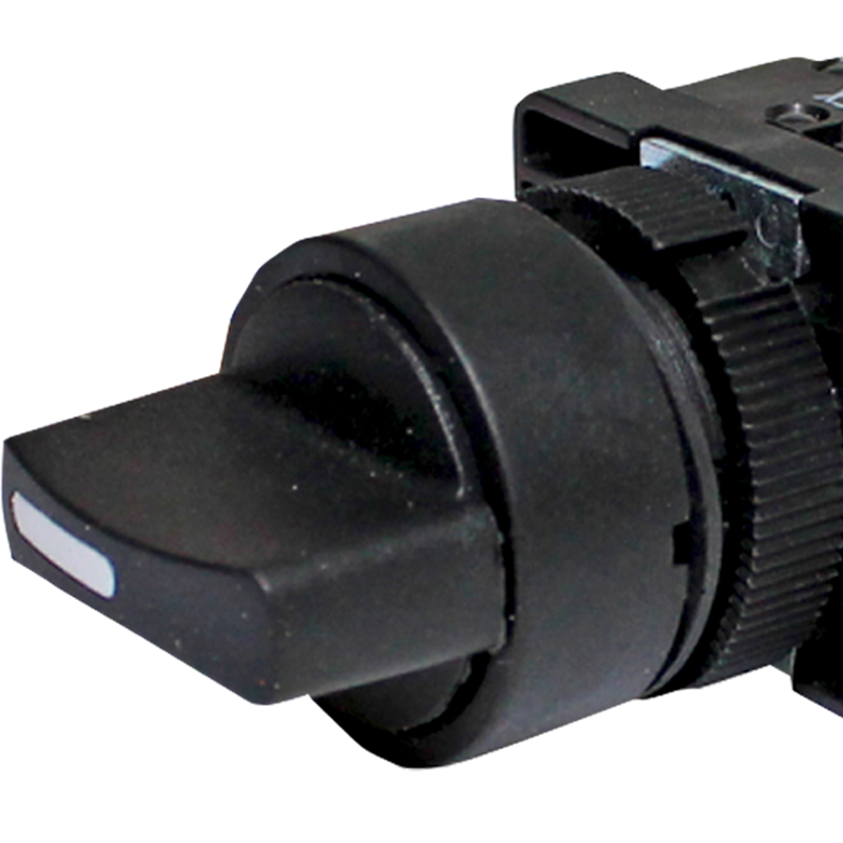 Chave Seletora Plástico 22Mm 3 Posições 2Na Knob Curto Com Retenção D/E 45G - Metaltex