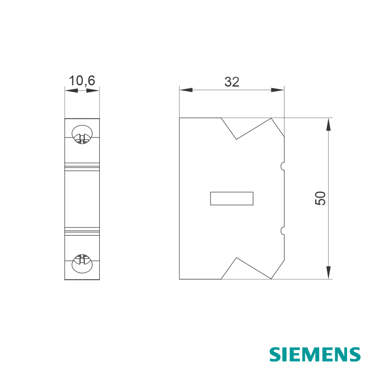 Bloco Contato Auxiliar 1Na/1Nf Para Chave Principal/3LD2 3LD92005C Siemens