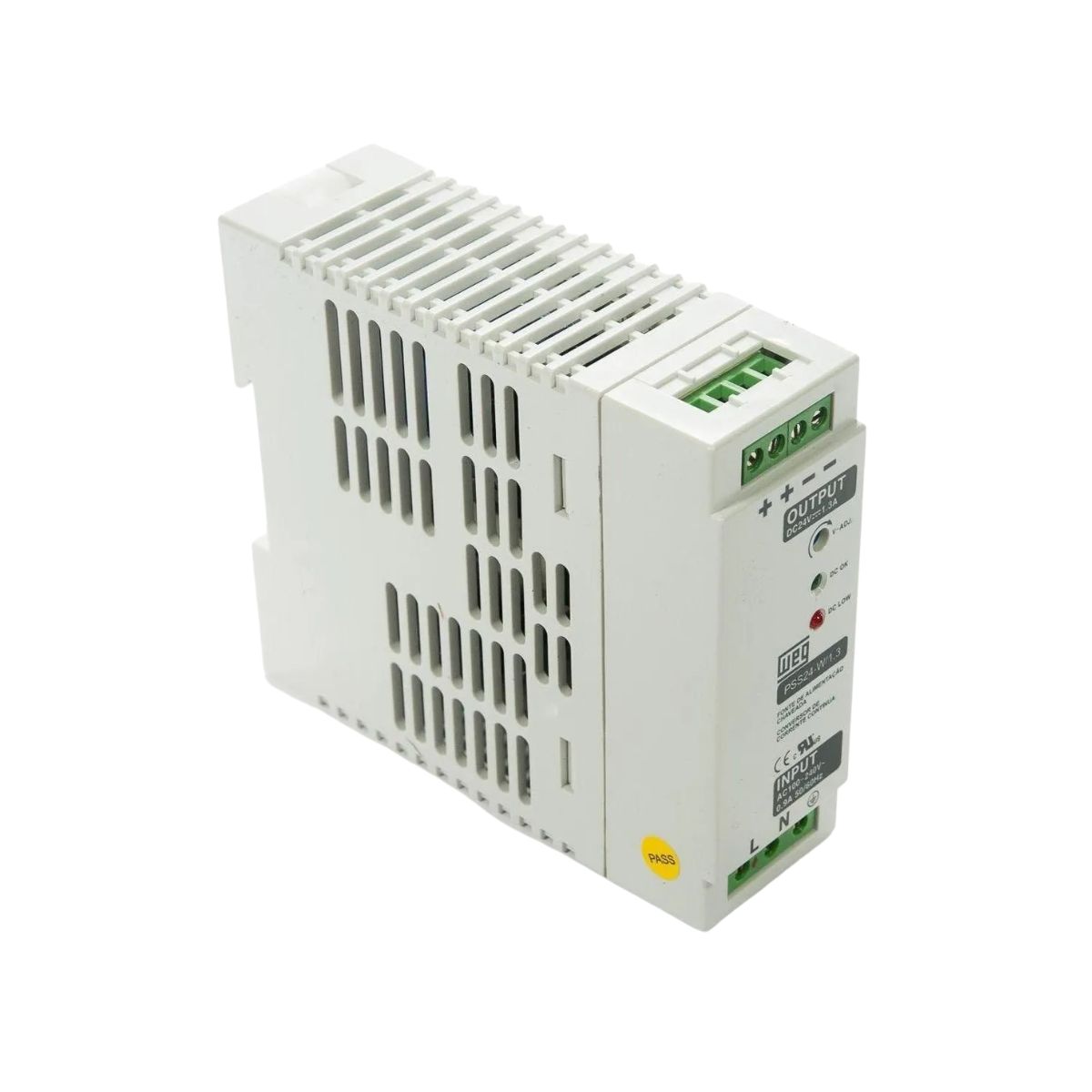 Fonte Alimentação Chaveada 30W 1,3A 100-240V 24Vcc 50/60Hz - Weg