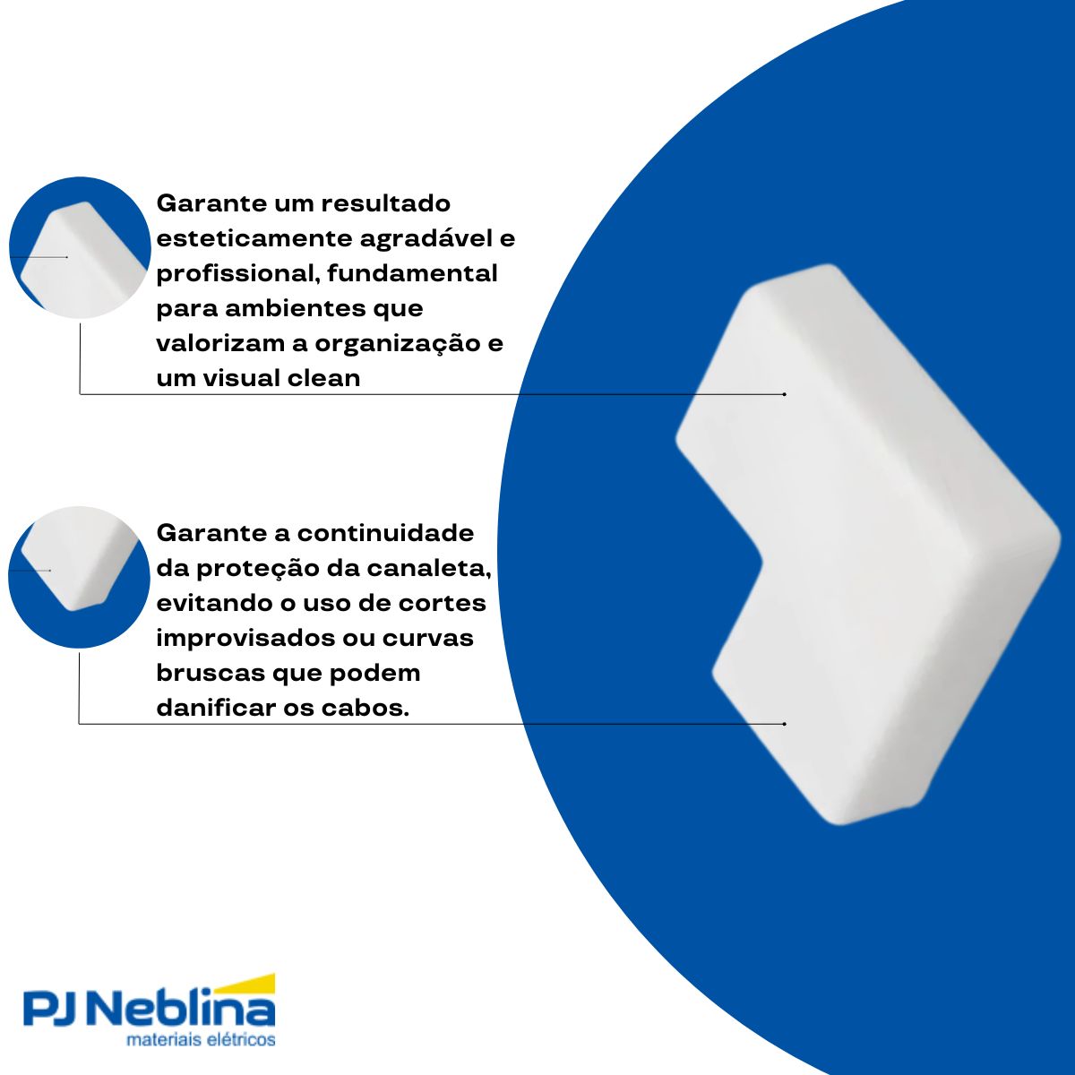 Cotovelo Conduteck 90G 20X10 - Steck