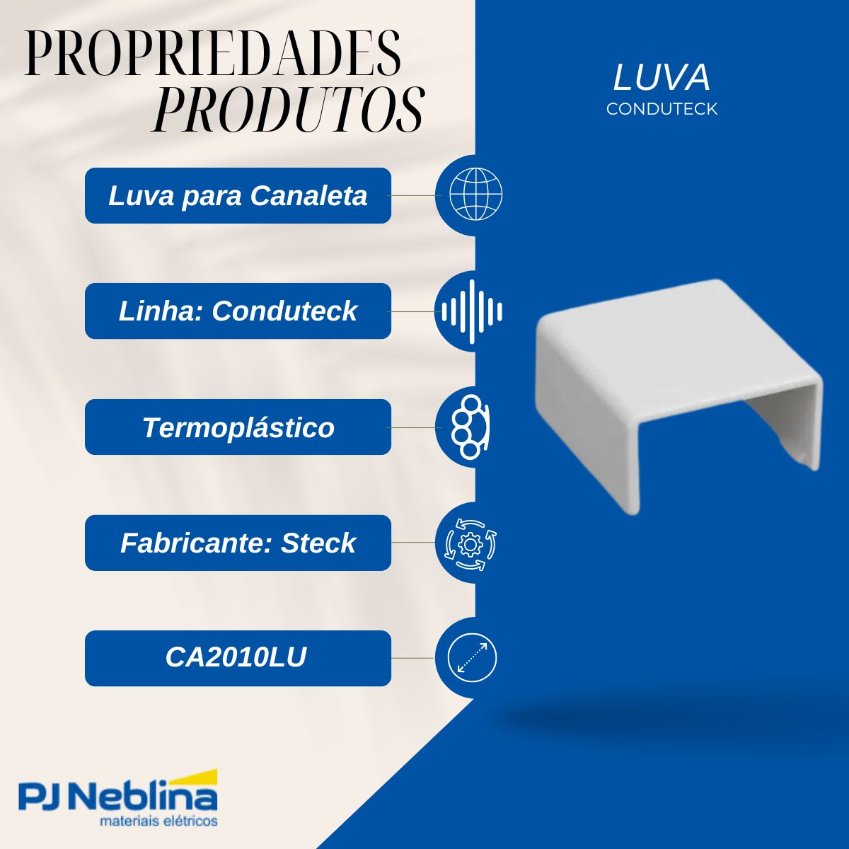 Luva Conduteck 20X10 - Steck