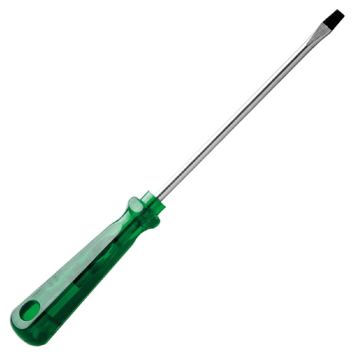 Chave Fenda Simples 1/8 x 4 Polegadas 3x100Mm Cabo Sextavado Verde Magnetizada - Tramontina