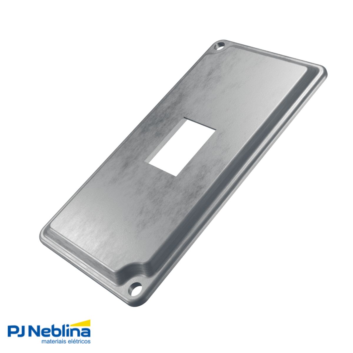 Tampa Condulete 1 Tom Rj11/Rj45 Alumínio 1Pol S/Pintura S/Vedação - Wetzel