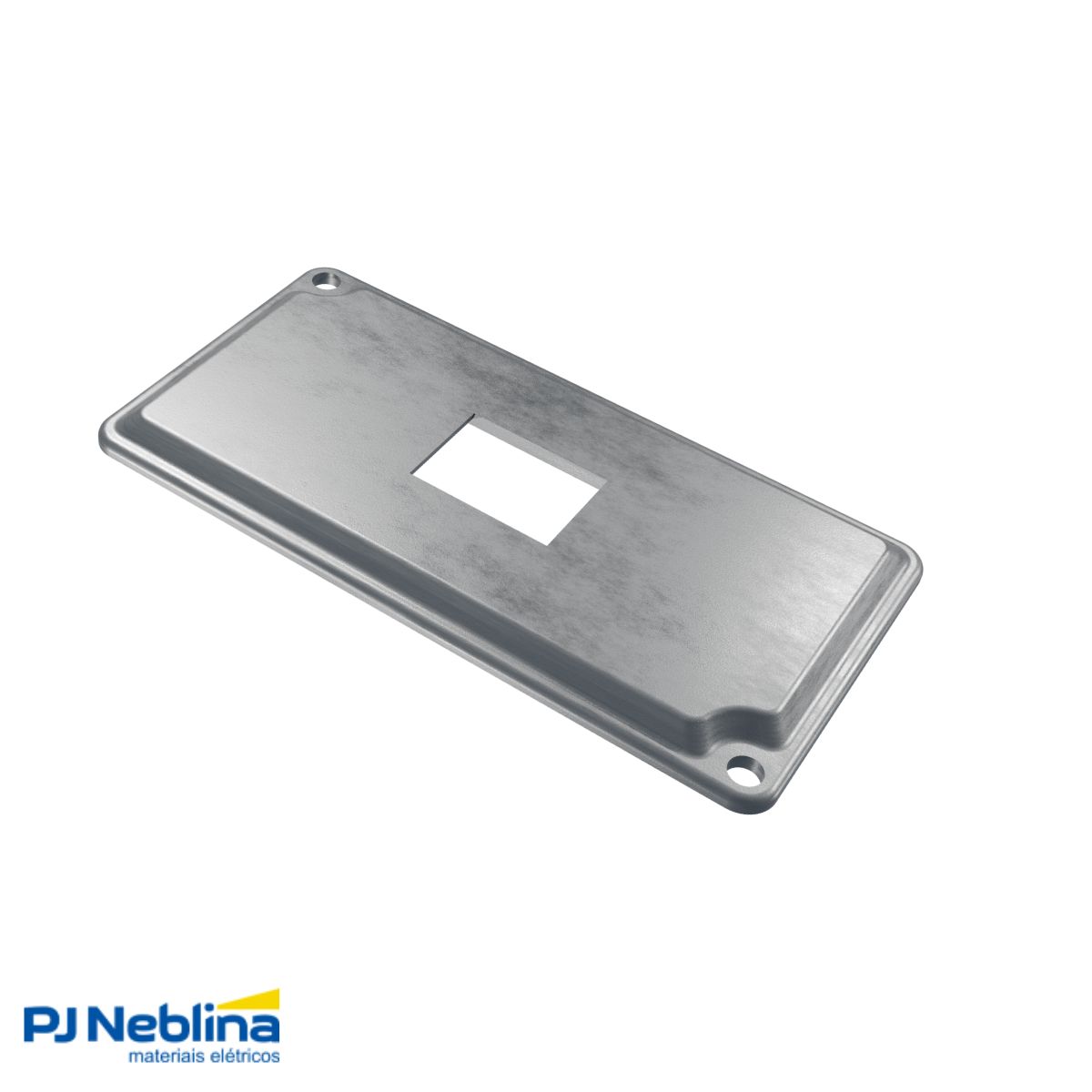 Tampa Condulete 1 Tom Rj11/Rj45 Alumínio 1Pol S/Pintura S/Vedação - Wetzel