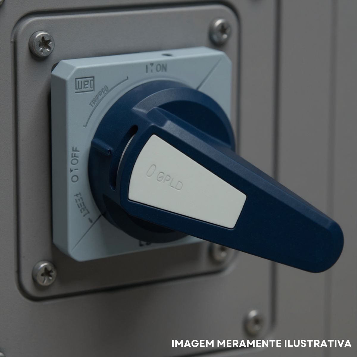 Acionamento Rotativo P/Porta Manopla Haste Aço Rfw160 Riw160/250 Ip66 - Weg