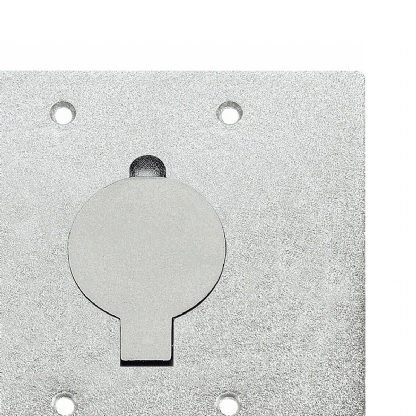 Tampa Unha Simples 4X4 Cromado - Tramontina