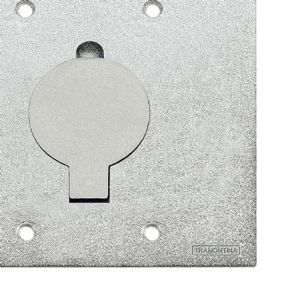 Tampa Unha Simples 4X4 Cromado - Tramontina