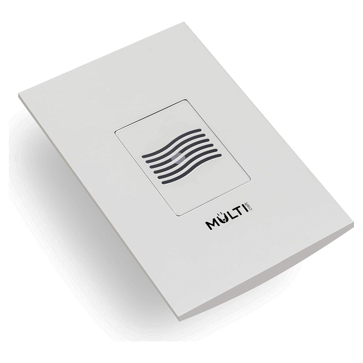 Campainha Eletrônica Com Fio Branco Bivolt Cigarra Embutir - Multicraft