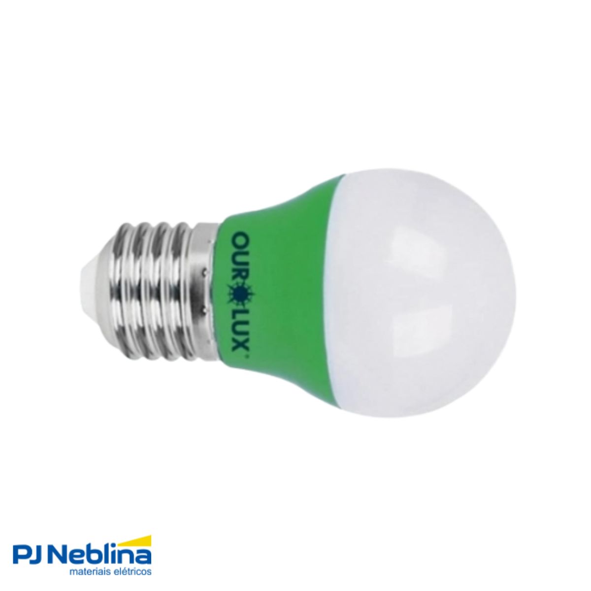 Lâmpada Led Bolinha G45 3W Bivolt E27 Verde - Ourolux