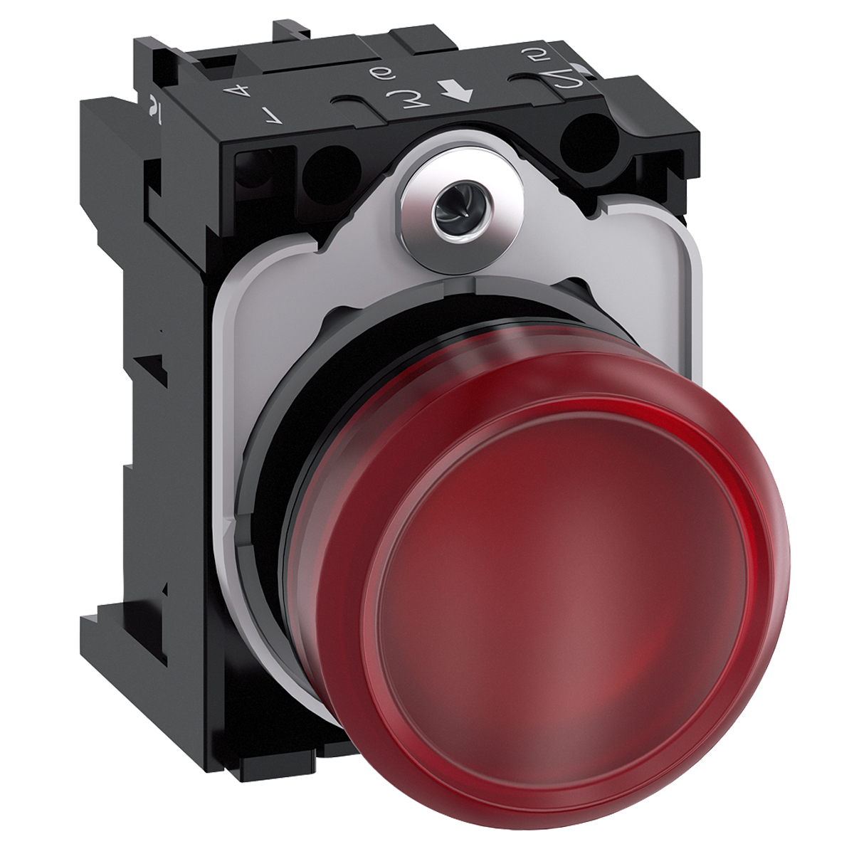 Sinalizador Comando Led Plástico 22mm 230V Vermelho 3SU11066AA201AA0 Siemens