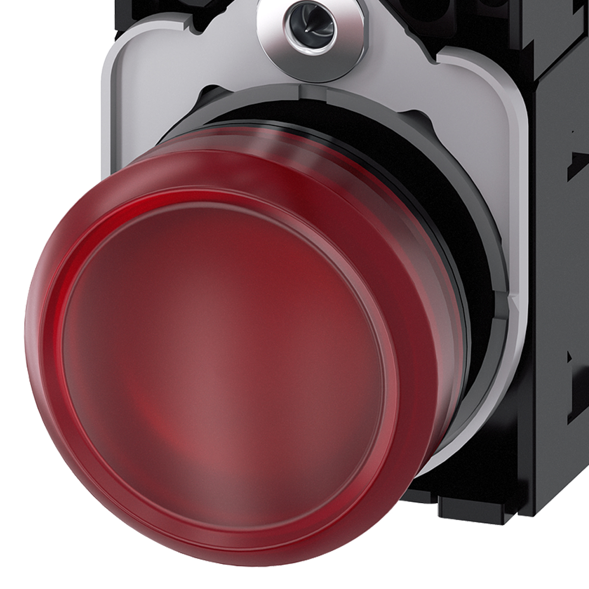 Sinalizador Comando Led Plástico 22mm 230V Vermelho 3SU11066AA201AA0 Siemens