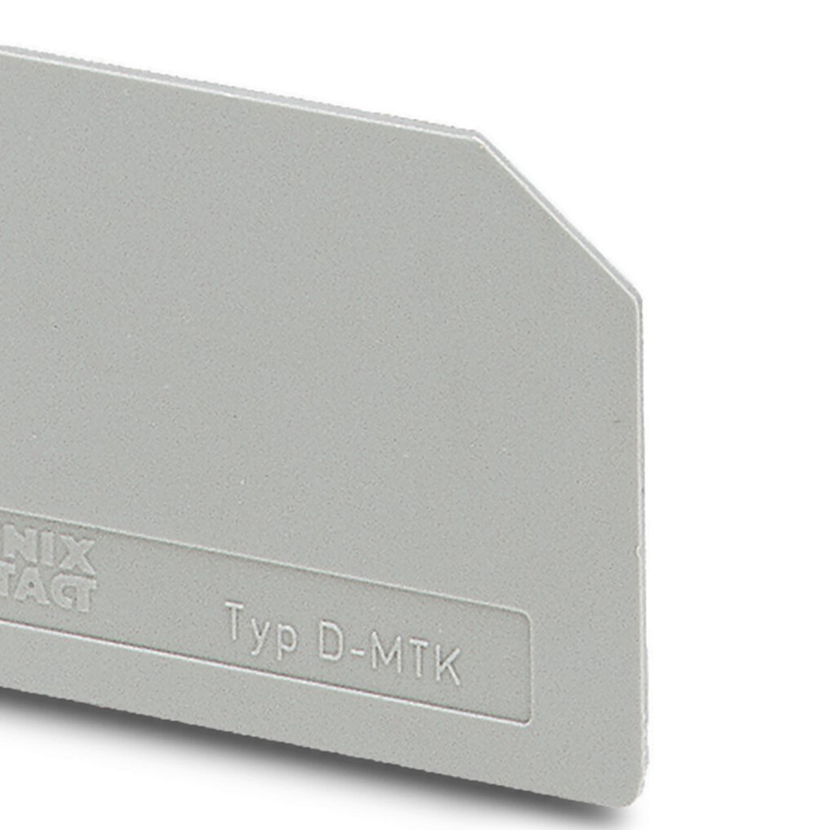 Tampa Para Conector Elétrico D-Mtk Terminal Cinza Poliamida - Phoenix