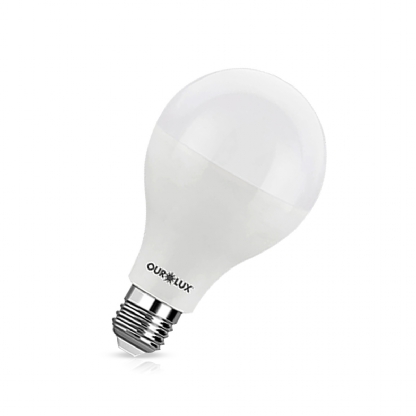 Lâmpada Led Bulbo Alta Potência A60 15W Bivolt E27 6500K Luz Branca - Ourolux