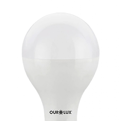 Lâmpada Led Bulbo Alta Potência A60 15W Bivolt E27 6500K Luz Branca - Ourolux