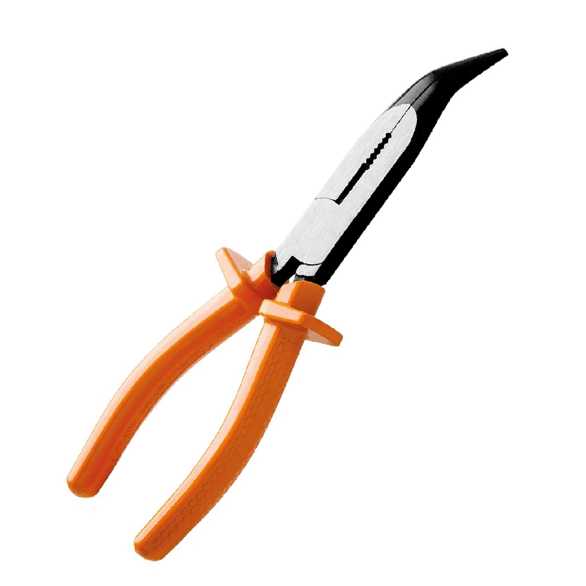 Alicate Bico Meia Cana Longo Curvo 8 Polegadas Isolado 1000V Laranja - Tramontina